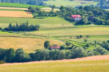 Fototapeten Polish countryside landscape © dziewul