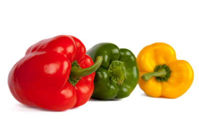 Roter, gelber und grüner Paprika II