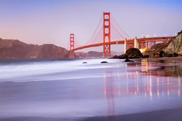 Nahtlose Tapete Airtex Golden Gate Bridge Golden-Gate-Brücke San Francisco