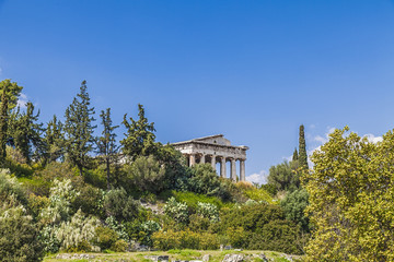 Fototapeta na wymiar Świątynia Hefajstosa, Ateny, Grecja