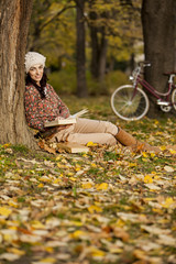 Young woman in the forest