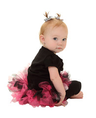 A One Year Olk in Tutu