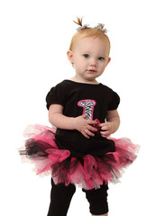 A One Year Old in a Tutu