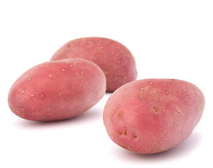 New potato tuber heap