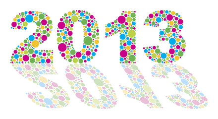 2013 Silhouette with Polka Dots