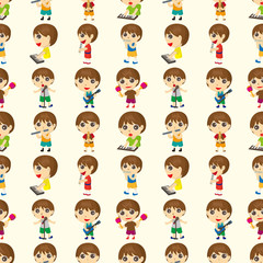 seamless people play music pattern