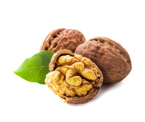 Walnuts isolated