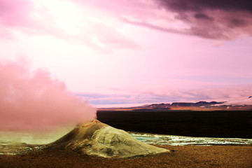Fumarole in Iceland