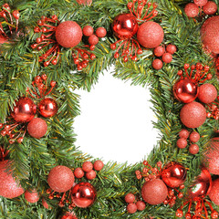 Decorative christmas wreath
