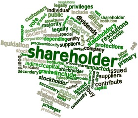Word cloud for Shareholder