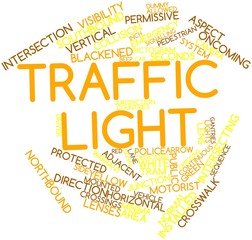 Word cloud for Traffic light