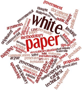 Word cloud for White paper