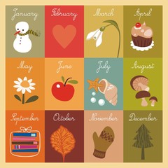 Children's Illustrated Calendar