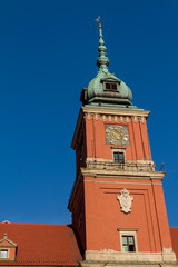 Warsaw, Poland. Old Town - famous Royal Castle. UNESCO World Her