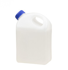 1 gallon of liquid container without label