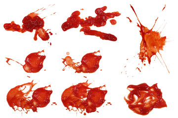 Ketchup Flecken 4 - obrazy, fototapety, plakaty