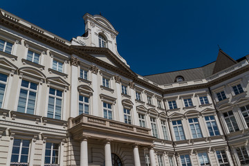 Fototapeta na wymiar Jablonowskich Palace in Warsaw, Poland.