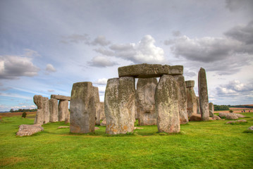 Obraz na płótnie Canvas Stonehenge zabytkiem w centrum Anglia UK