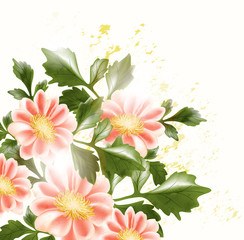 Obraz na płótnie Canvas flower vintage pattern