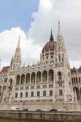 Fototapeta premium Budapest, the building of the Parliament (Hungary)