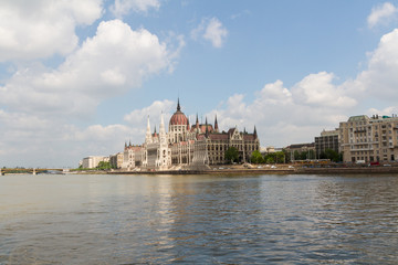 Obraz premium Budapest, the building of the Parliament (Hungary)