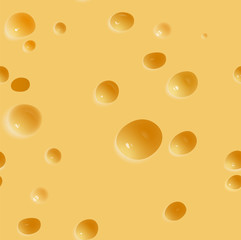 Vecor seamless illustration of cheese pattern