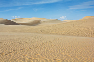 White sand dune in Mui Ne