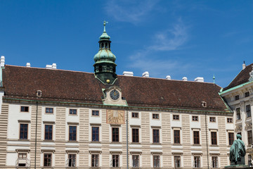 Fototapeta premium Hofburg palace and monument. Vienna.Austria.