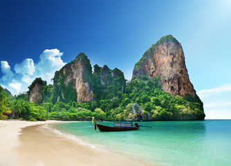 Fototapeta Railay beach in Krabi Thailand obraz