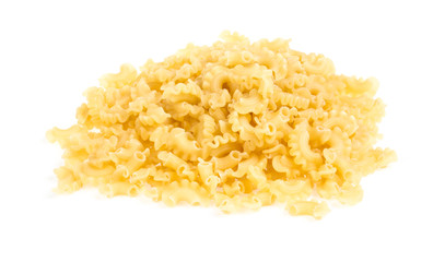 italian pasta (macaroni) isolated on white background