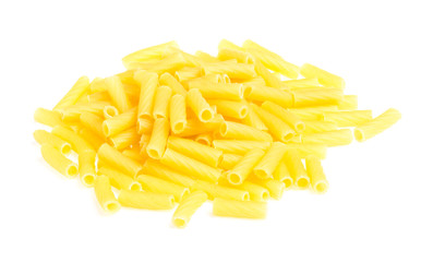 macro closeup of penne pasta background texture