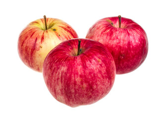 Red apple isolated on white background