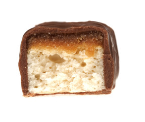 Chocolate bar with caramel 
