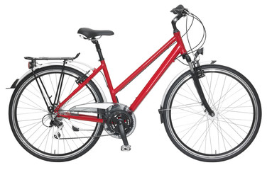 Fototapeta na wymiar Czerwony rower