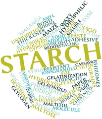 Word cloud for Starch