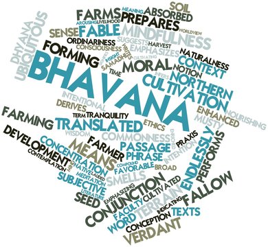 Word cloud for Bhavana