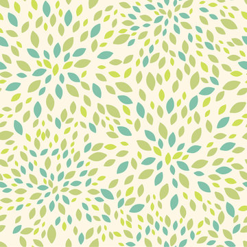 Vector leaf texture seamless pattern background with textured