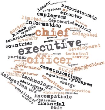 Word cloud for Chief executive officer