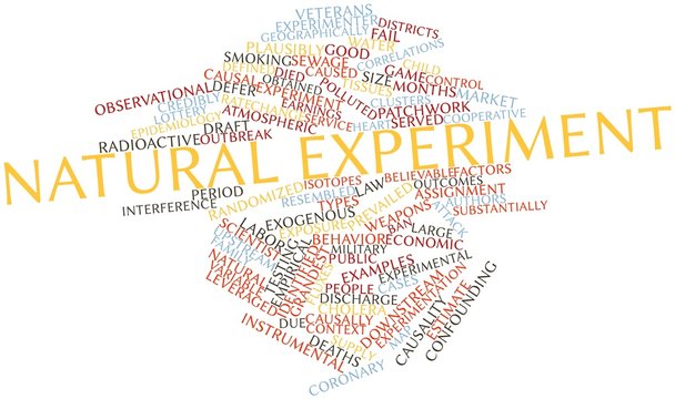 Word cloud for Natural experiment