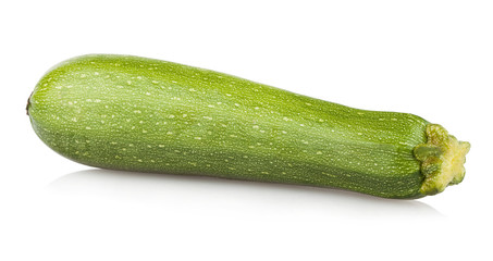 zucchini isolated on white