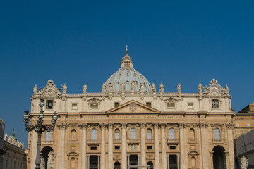 Fototapeta na wymiar Basilica di San Pietro, Vatican, Rome, Italy