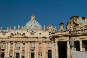 Fototapeta premium Basilica di San Pietro, Vatican, Rome, Italy