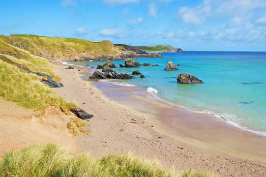 Sango bay Durness beach. Highlands of Scotland