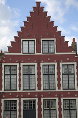 Fototapeta na wymiar Historischer Giebel, Brügge, Belgien