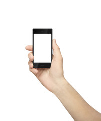phone in hand