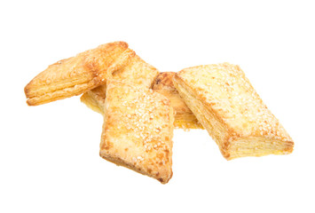 sweet cookies isolated on a white background