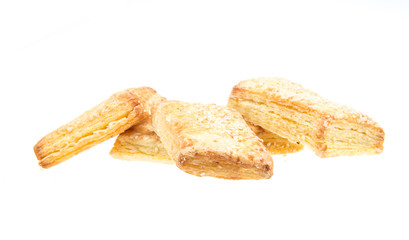 sweet cookies isolated on a white background