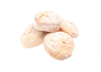 sweet cookies isolated on a white background