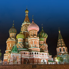 Fototapeta na wymiar Bazyli katedra, Plac Czerwony, Moskwa