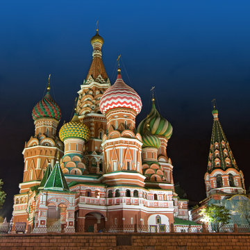 St Basil Cathedral,  Red Square, Moscow